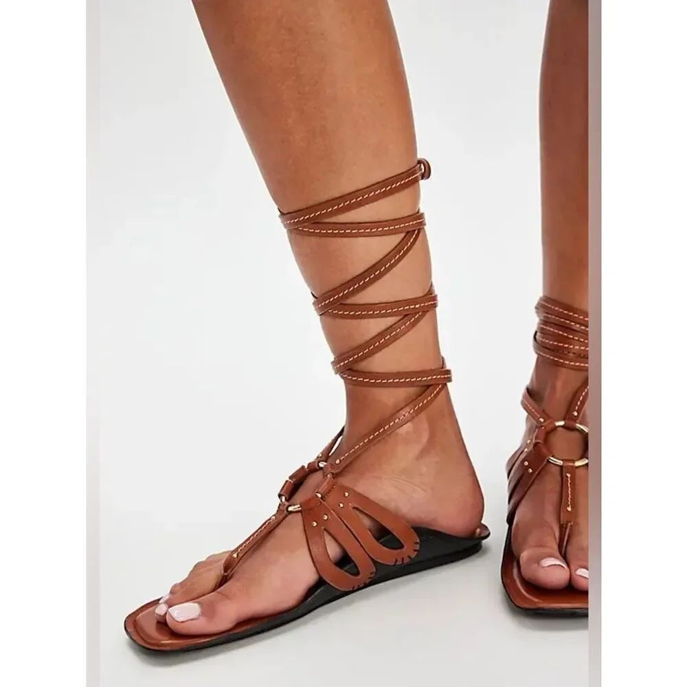 New Free People Dragonfly Wrap Sandals Size 9